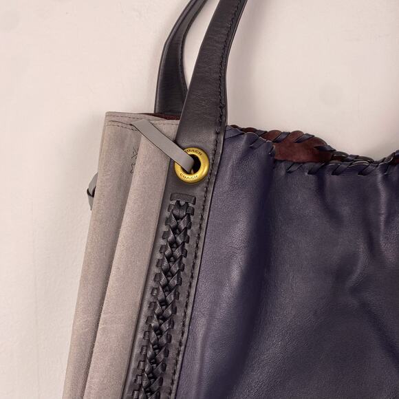 Coach Harmony Hobo In Colorblock With Whipstitch - Picture 2 of 8